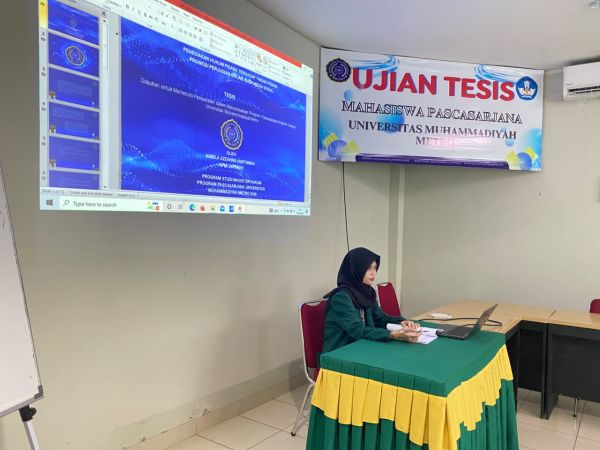 UJIAN TESIS PRODI MAGISTER HUKUM