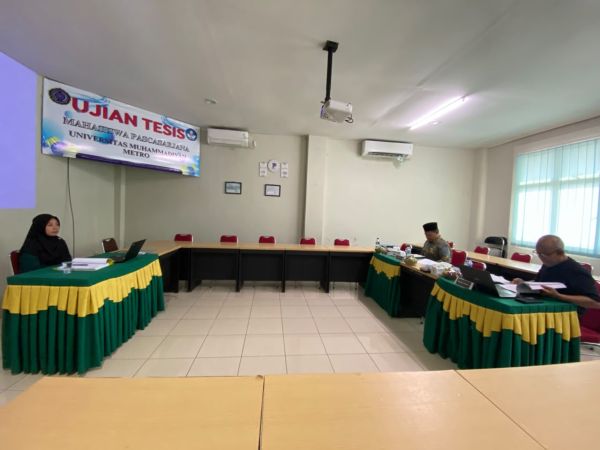 UJIAN TESIS PRODI MAGISTER ADMINISTRASI PENDIDIKAN