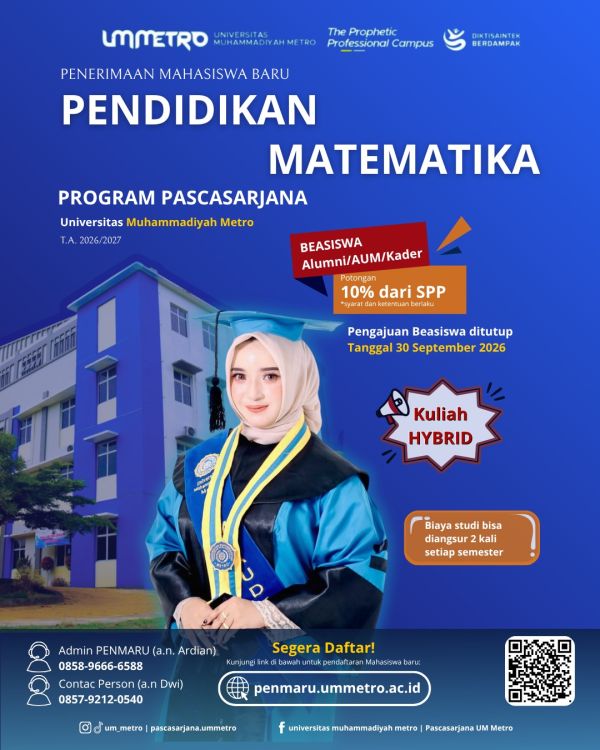 PENERIMAAN MAHASISWA BARU GELOMBANG KE 3 TAHUN 2026