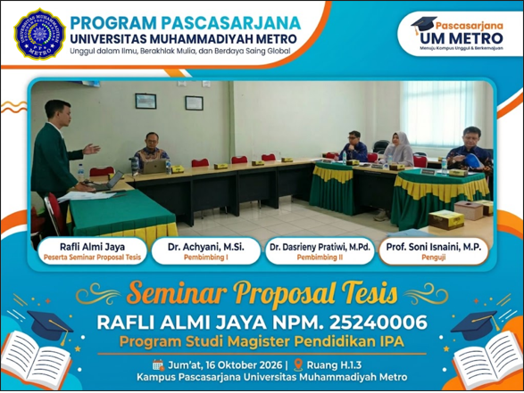 Inovasi Modul IPA Berbasis STEM Mahasiswa Magister UM Metro