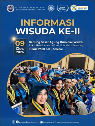 INFORMASI WISUDA KE-II UM METRO TAHUN 2026