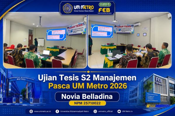 UJIAN TESIS PRODI MAGISTER MANAJEMEN