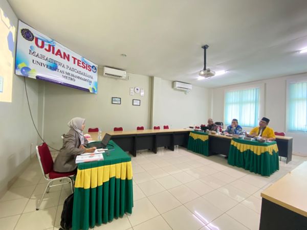 UJIAN TESIS PRODI MAGISTER ADMINISTRASI PENDIDIKAN
