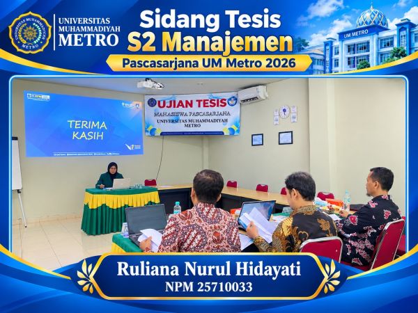 SIDANG TESIS PRODI MAGISTER MANAJEMEN