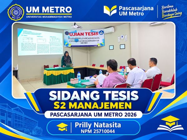 SIDANG TESIS PRODI MAGISTER MANAJEMEN