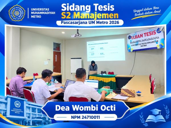 SIDANG TESIS PRODI MAGISTER MANAJEMEN