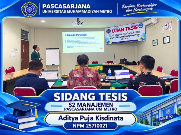 SIDANG TESIS PRODI MAGISTER MANAJEMEN