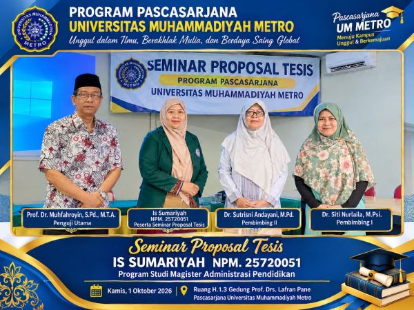 SEMINAR PRODI MAGISTER ADMINISTRASI PENDIDIKAN