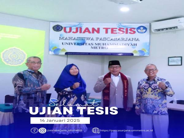 Ujian Tesis Mahasiswa AP
