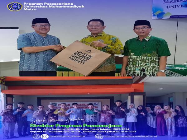 Serah Terima Jabatan Direktur PPs