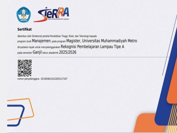 Sertifikat RPL S2 Adm Pendidikan